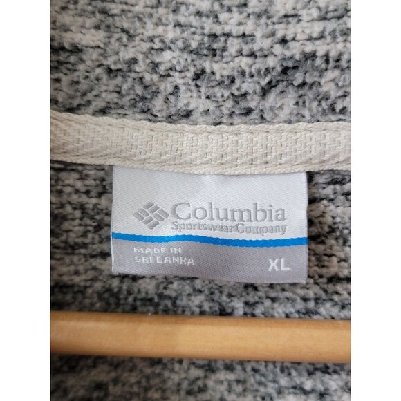 Columbia Womens Full-Zip Hooded Fleece Jacket XL Gray - Picture 2 of 8